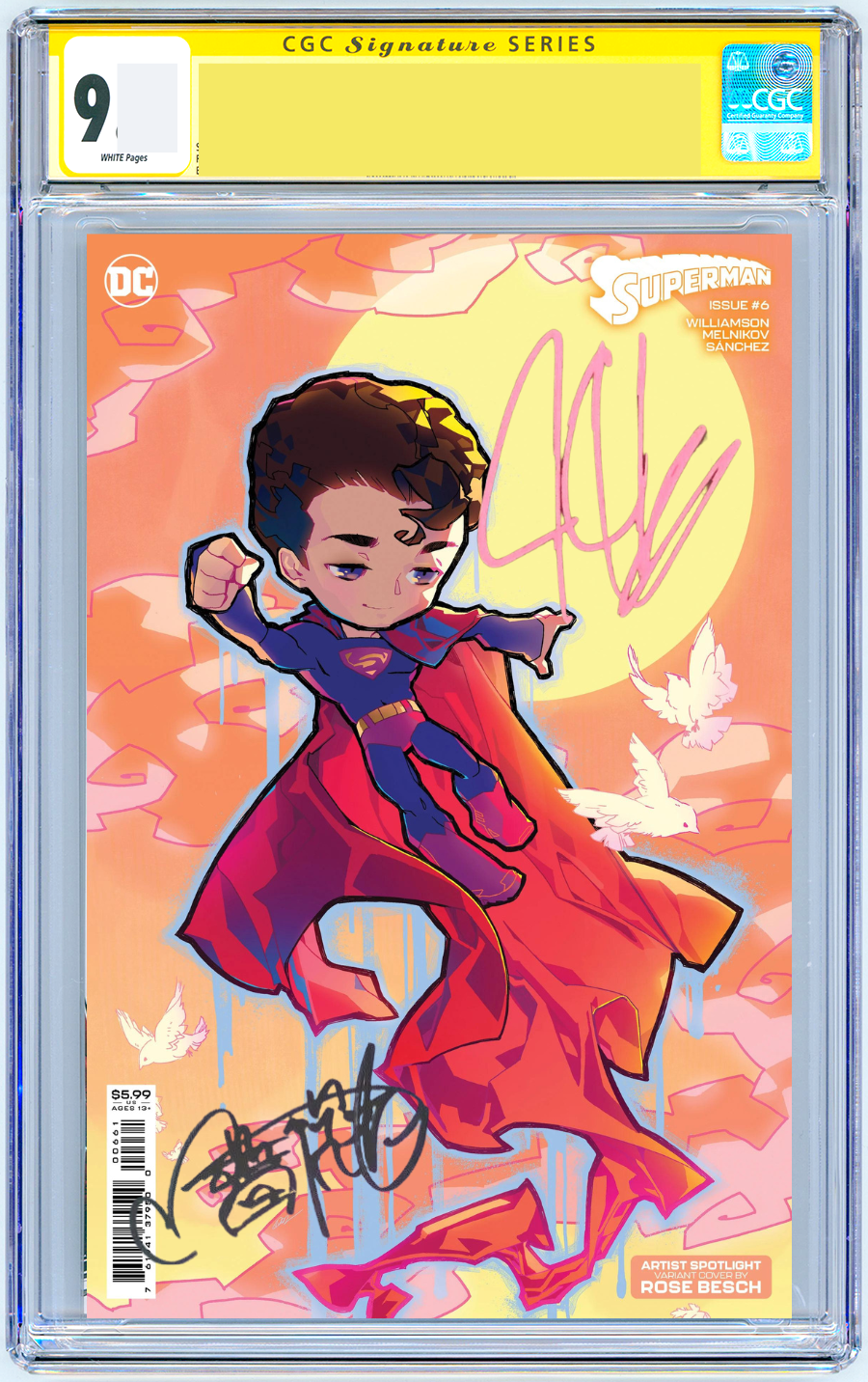 SUPERMAN #6 CGC SS ROSE BESCH AND JOSHUA WILLIAMSON