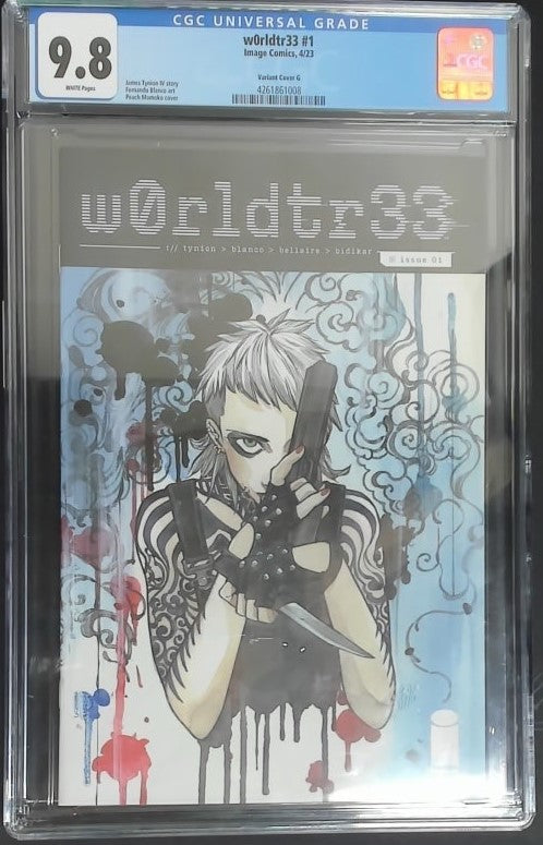 W0RLDTR33 #1 COVER F MOMOKO 1:75 CGC 9.8