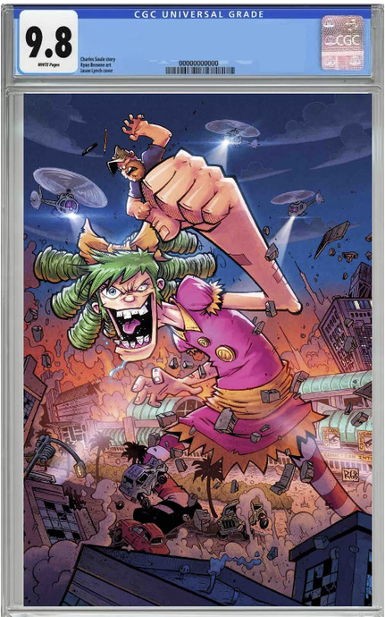 THE UNBELIEVABLE, UNFORTUNATELY MOSTLY UNREADABLE & NEARLY UNPUBLISHABLE UNTOLD TALES OF I HATE FAIRYLAND #1 SDCC EXCLUSIVE RYAN BROWNE CGC 9.8 Blue Label