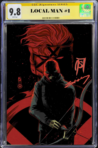 LOCAL MAN #1 BAD HOMBRES EXCLUSIVE CGC SS DOUBLE SIGNED