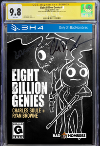 Eight Billion Genies #8 Last of Us Homage Retailer Convention Exclusive CGC SS 9.8 Soule and Browne